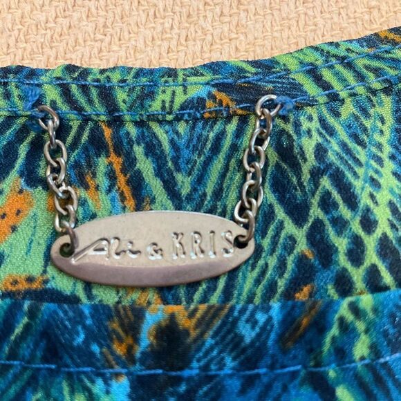 Ali and Kris Peacock Dress, M - Picture 3 of 7